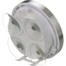 Часы BRESSER MyTime Thermo/Hygro Bath, водонепроницаемые, серые 75729